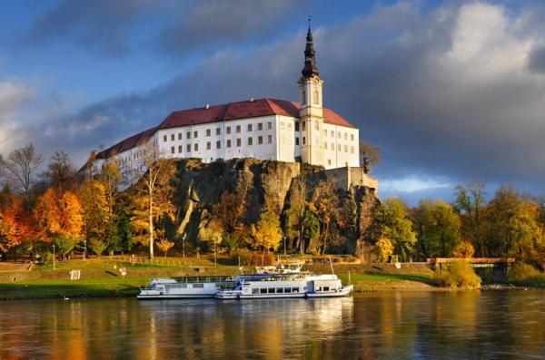 Ferienwohnung Chateau Decin Exterior foto